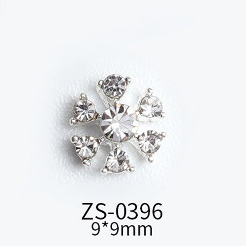 Retro Nail Charms ZS0396 - Silver