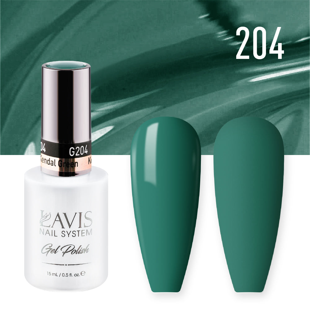 LAVIS 204 Kendal Green - Gel Polish 0.5oz