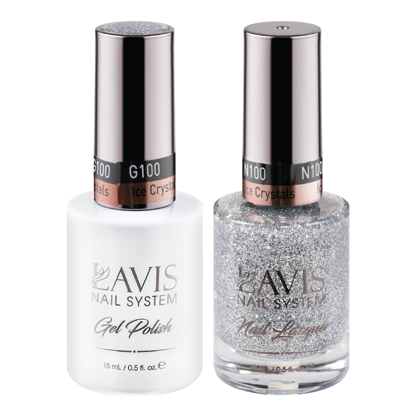  LAVIS Holiday Gift Bundle Set 21: 7 Gel & Lacquer, 1 Base Gel, 1 Top Gel - 097; 098; 099; 100; 102; 106; 107