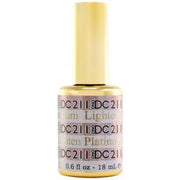 DND DC Gel Polish 211 - Glitter, Pink Colors - Lighten