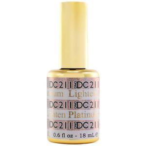 DND DC Gel Polish 211 - Glitter, Pink Colors - Lighten
