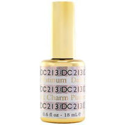 DND DC Gel Polish 213 - Glitter, Pink Colors - Dark Charm