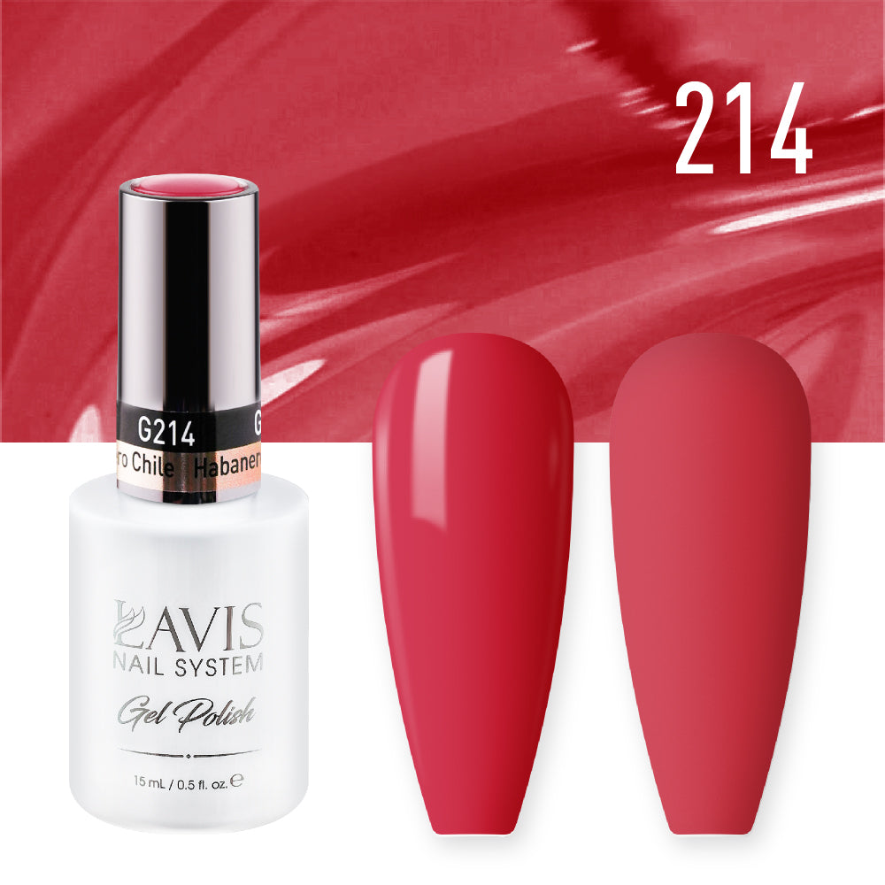 LAVIS 214 Habanero Chile - Gel Polish 0.5oz