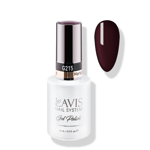 LAVIS 215 Merlot - Gel Polish 0.5oz