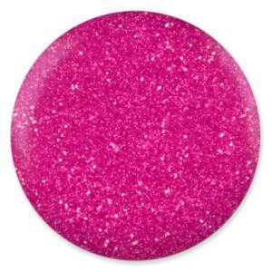 DND DC Gel Polish 217 - Glitter, Pink Colors - Deep Pink