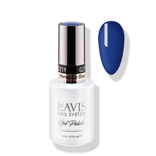 LAVIS 219 Honorable  Blue - Gel Polish 0.5oz