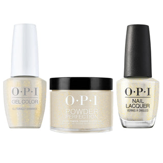 OPI 3 in 1 - S21 Glitterally Shimmer - Dip, Gel & Lacquer Matching