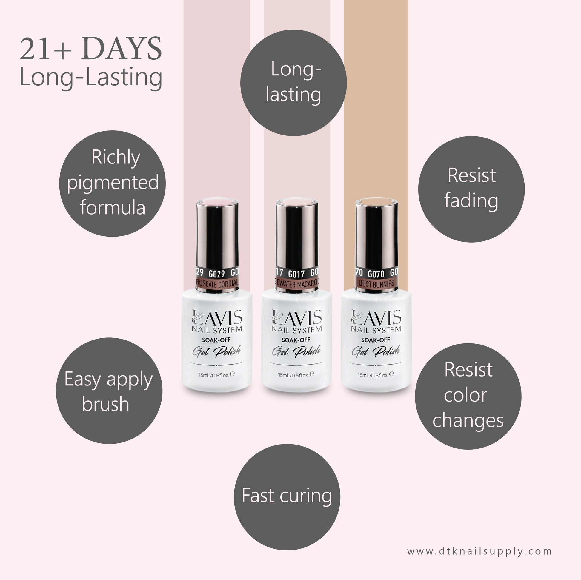 PASSION IN PARIS - Lavis Holiday Gel Nail Polish Collection: 046, 047, 048, 049, 050, 051, 052, 053, 054