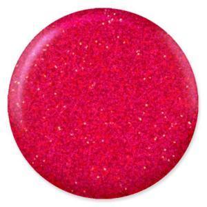 DND DC Gel Polish 222 - Glitter, Pink Colors - Cerise