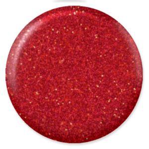 DND DC Gel Polish 227 - Glitter, Red Colors - Deep Red