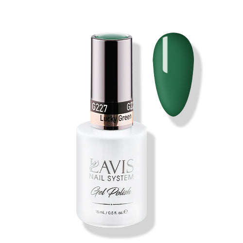 LAVIS 227 Lucky Green - Gel Polish 0.5oz