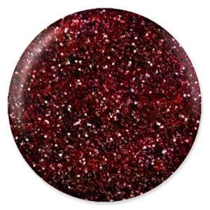 DND DC Gel Polish 228 - Glitter, Red Colors - Rouge