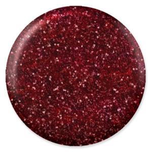 DND DC Gel Polish 229 - Glitter, Red Colors - Claret