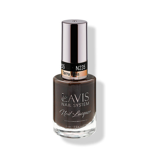 LAVIS 235 Terra Brun - Nail Lacquer 0.5 oz