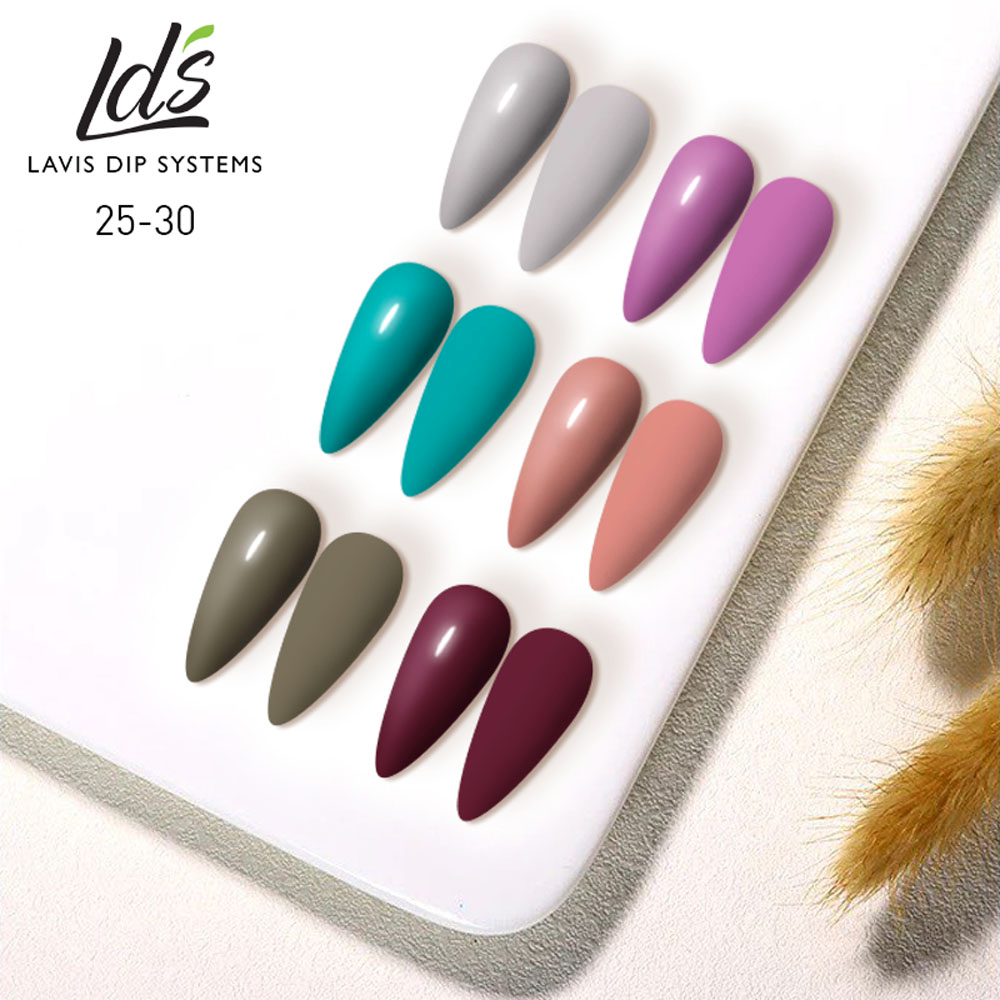 LDS Nail Lacquer Set (6 colors): 025 to 030