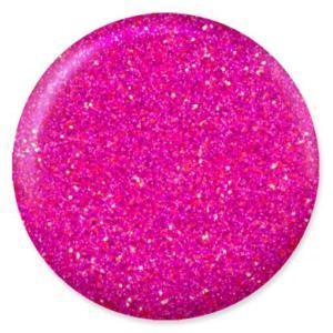 DND DC Gel Polish 244 - Glitter, Purple Colors - Red Violet