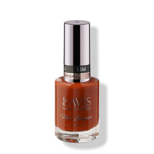 LAVIS 244 Mahogany - Nail Lacquer 0.5 oz