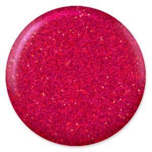 DND DC Gel Polish 246 - Glitter, Red Colors - Coral