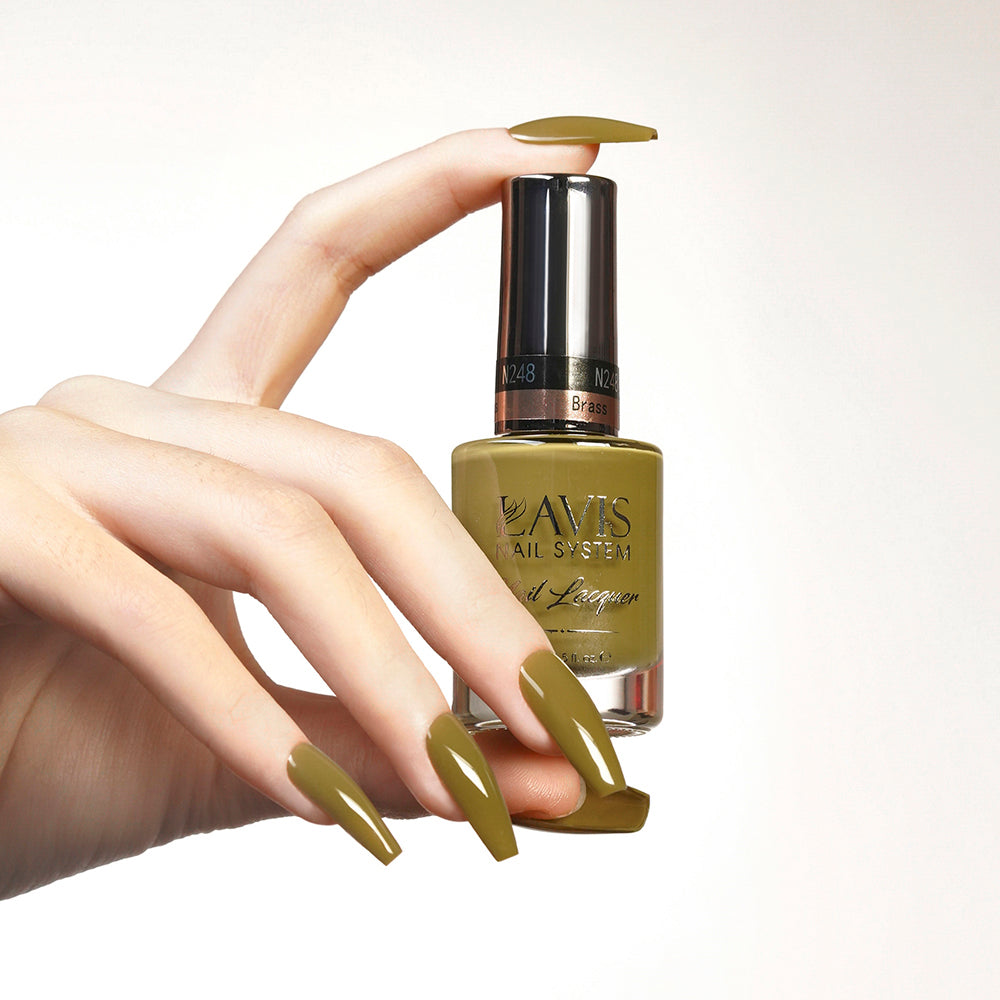 LAVIS 248 Brass - Nail Lacquer 0.5 oz