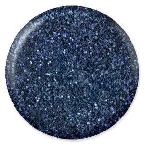 DND DC Gel Polish 252 - Glitter, Black Colors - Seaweed