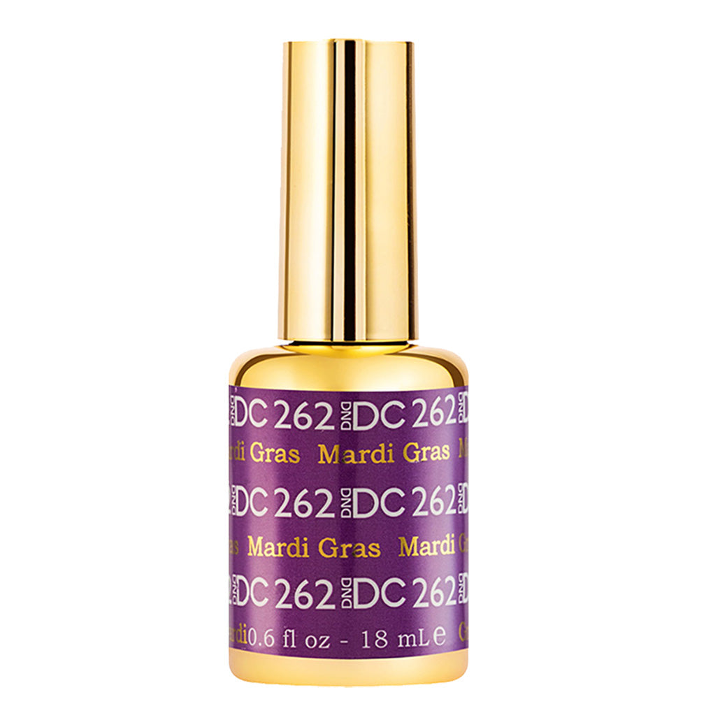 DND DC Gel Polish - 262 Purple Colors - Mardi Gras