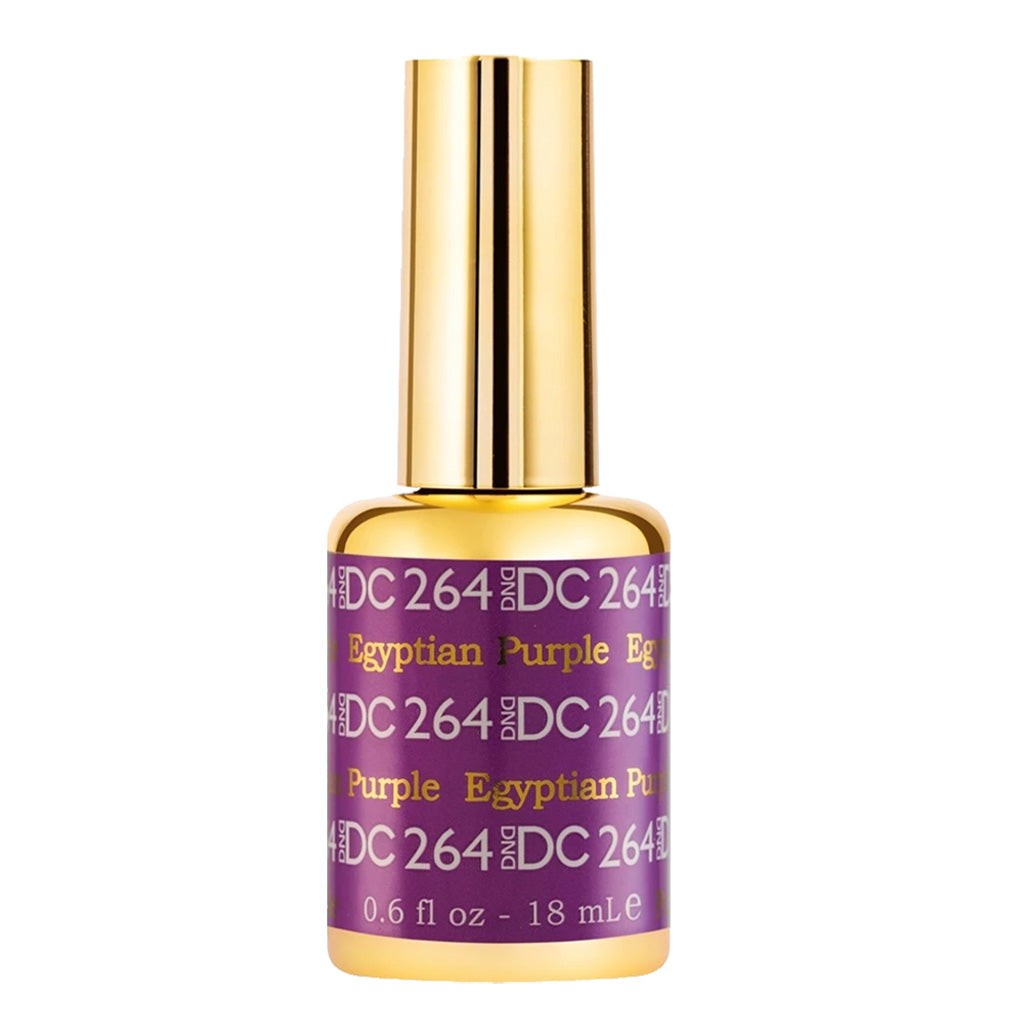 DND DC Gel Polish - 264 Purple Colors - Egyptian Purple