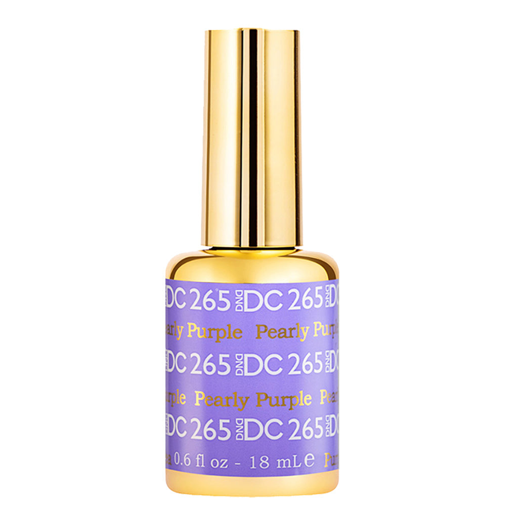 DND DC Gel Polish - 265 Purple Colors - Pearly Purple