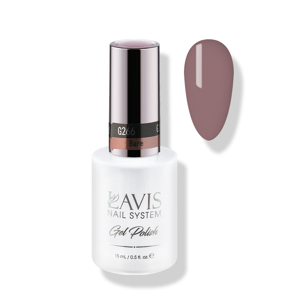 LAVIS 266 Bare - Gel Polish 0.5oz