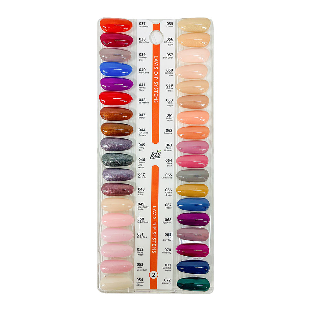 LDS Healthy Gel & Lacquer Part 2: 037-072 (36 Colors)