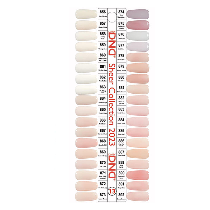 DND Part 13 - Set of 26 Gel & Lacquer Combos