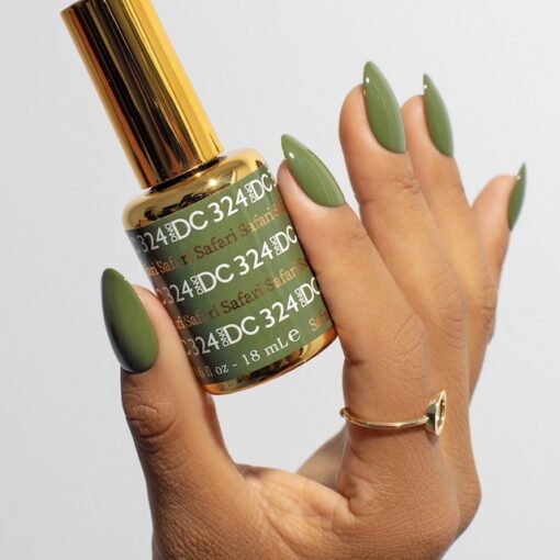 DND DC Gel Polish - 324 Green Colors - Safari