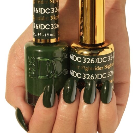 DND DC Gel Polish - 326 Green Colors - Nightrider