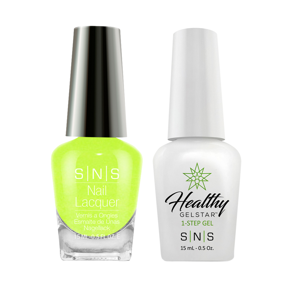 SNS Gel Nail Polish Duo - 384 Yellow Neon Colors