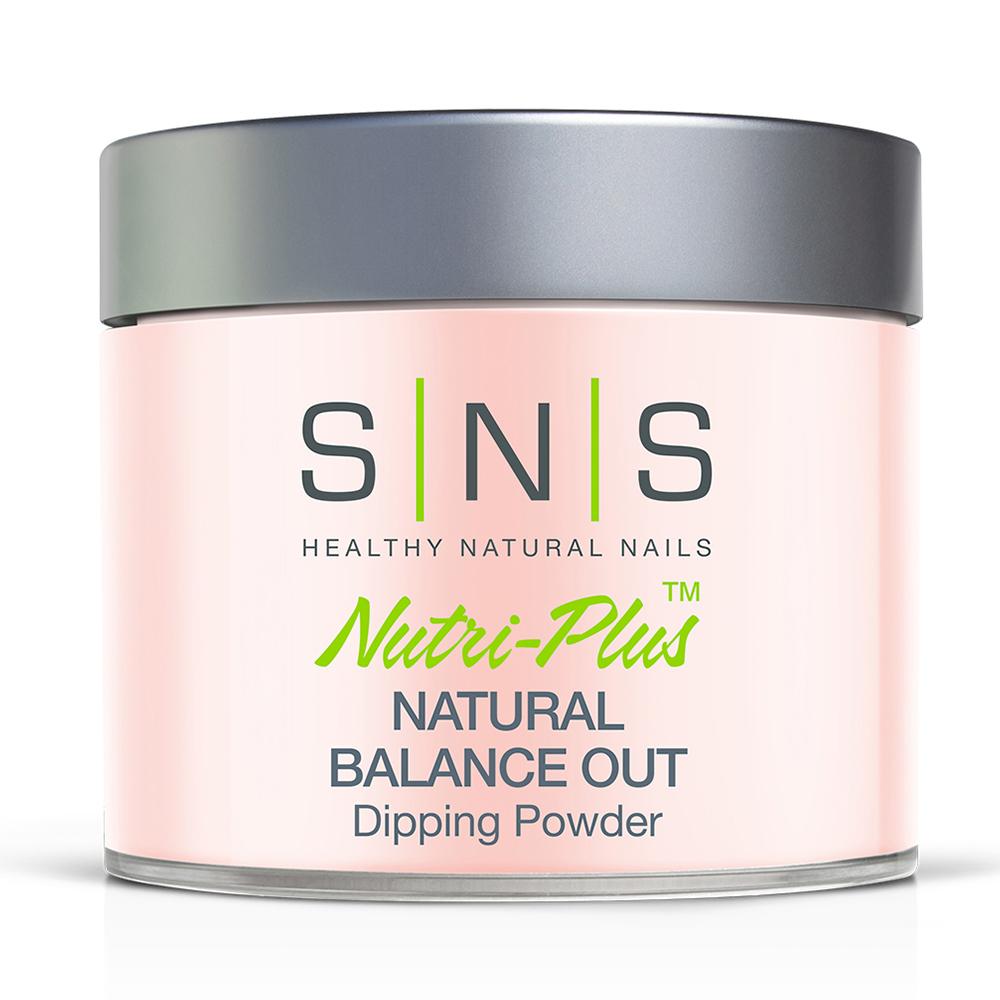SNS Natural Balance Out Dipping Powder Pink & White - 4 oz