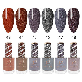 LDS Nail Lacquer Set (6 colors): 043 to 048