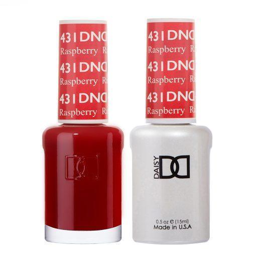  DND Gel Nail Polish Duo - 431 Red Colors - Raspberry by DND - Daisy Nail Designs sold by DTK Nail Supply