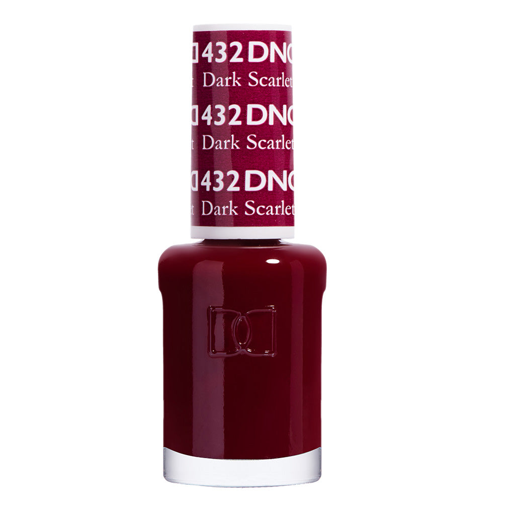 DND Nail Lacquer - 432 Red Colors - Dark Scarlet