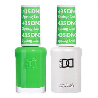  DND Gel Nail Polish Duo - 435 Green Colors - Spring Leaf by DND - Daisy Nail Designs sold by DTK Nail Supply