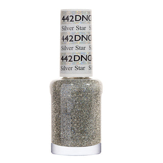DND Nail Lacquer - 442 Silver Colors - Silver Star