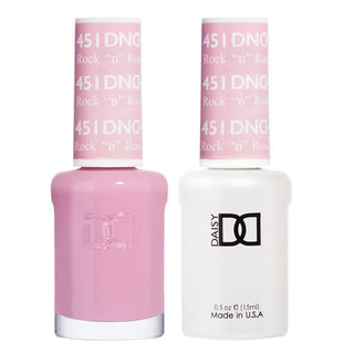 DND Gel Nail Polish Duo - 451 Pink Colors - Rock "n" Rose