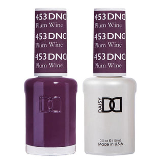 DND Gel Nail Polish Duo - 453 Purple Colors - Plum Wine by DND - Daisy Nail Designs sold by DTK Nail Supply