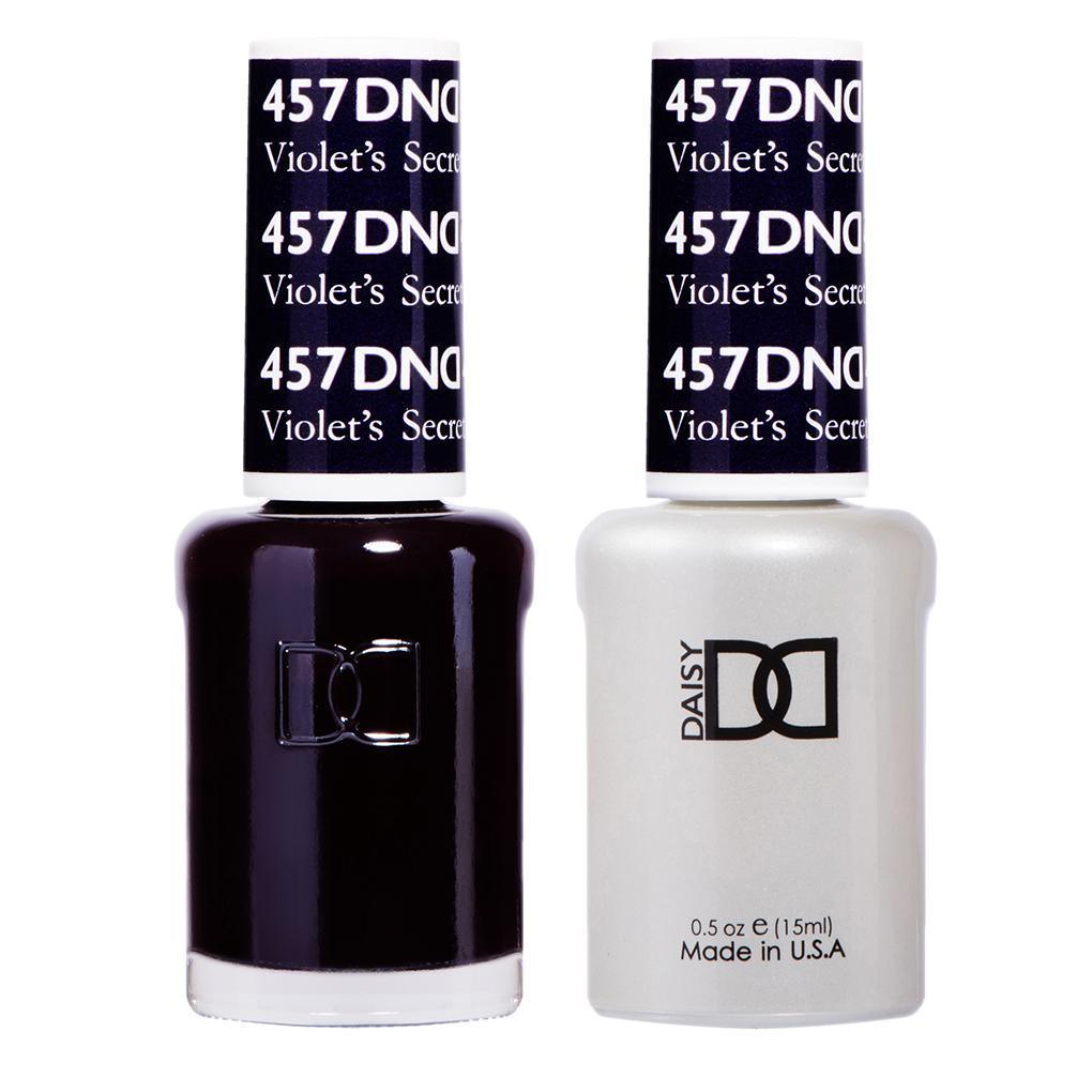 DND Gel Nail Polish Duo - 457 Purple Colors - Violet's Secret by DND - Daisy Nail Designs sold by DTK Nail Supply