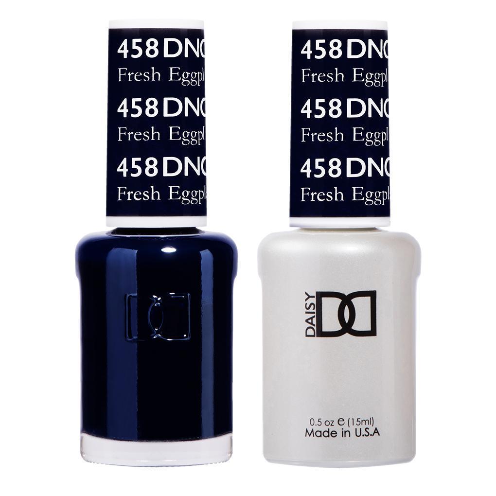 DND Gel Nail Polish Duo - 458 Blue Colors - Fresh Eggplant by DND - Daisy Nail Designs sold by DTK Nail Supply