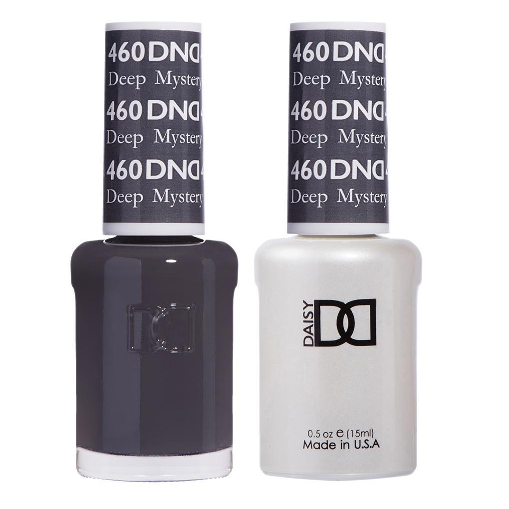 DND Gel Nail Polish Duo - 460 Gray Colors - Deep Mystery by DND - Daisy Nail Designs sold by DTK Nail Supply