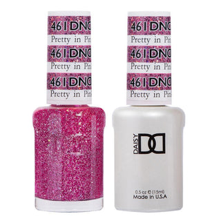 DND Gel Nail Polish Duo - 461 Pink Colors - Pretty in Pink by DND - Daisy Nail Designs sold by DTK Nail Supply