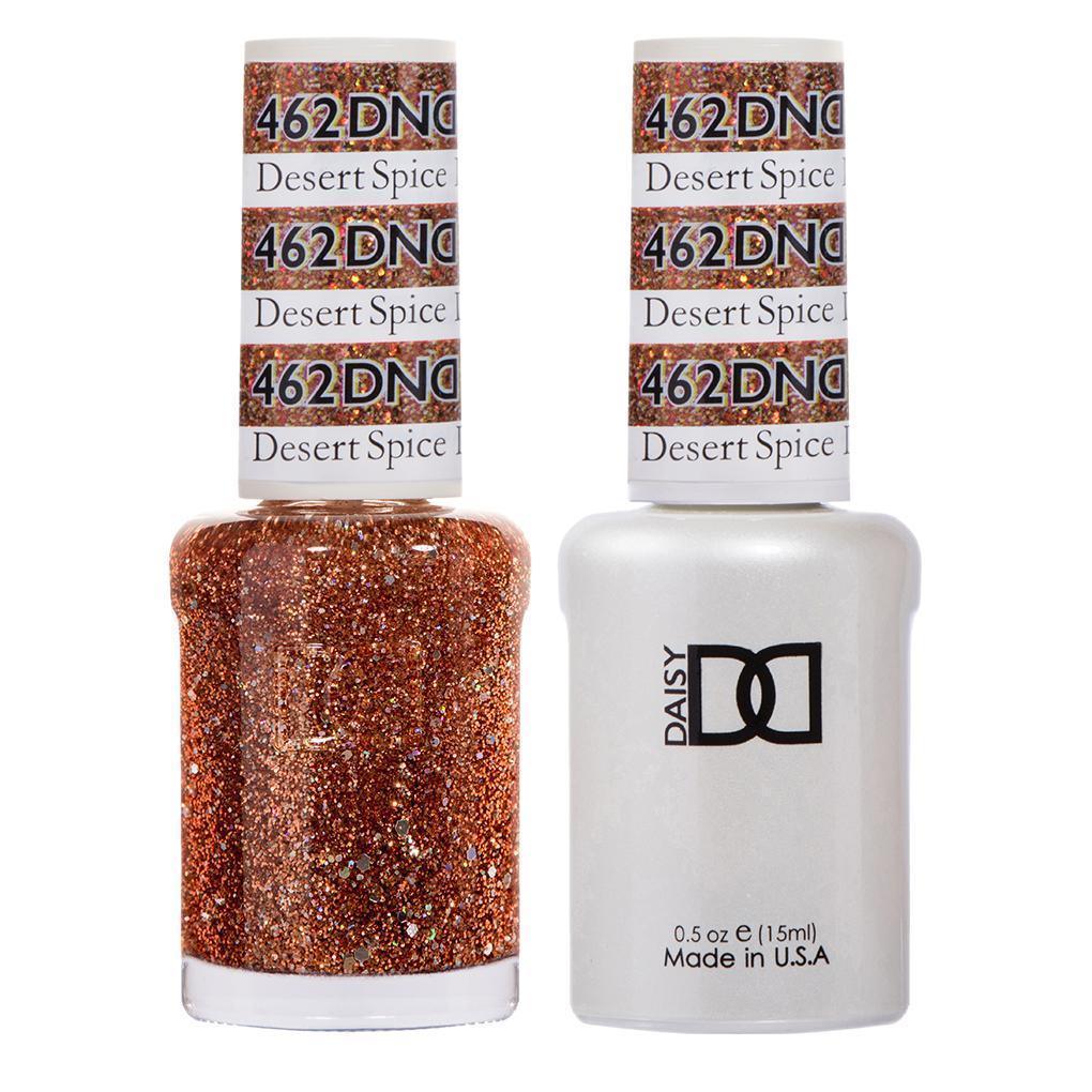 DND Gel Nail Polish Duo - 462 Gold Colors - Desert Spice by DND - Daisy Nail Designs sold by DTK Nail Supply