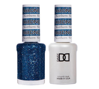 DND Gel Nail Polish Duo - 468 Blue Colors - Northern Sky by DND - Daisy Nail Designs sold by DTK Nail Supply