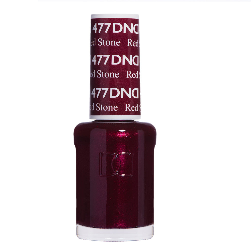 DND Nail Lacquer - 477 Red Colors - Red Stone