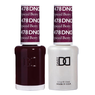 DND Gel Nail Polish Duo - 478 Red Colors - Spiced Berry by DND - Daisy Nail Designs sold by DTK Nail Supply