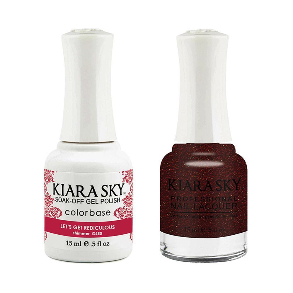 Kiara Sky 480 Let Get Rediculous - Kiara Sky Gel Polish & Matching Nail Lacquer Duo Set - 0.5oz